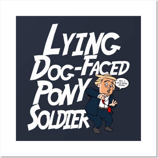 Lying Dog Faced Pony Soldier Wall Art by Rackham